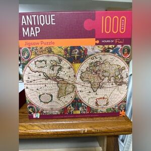 Go! Games Antique Map 1000 Piece Jigsaw Puzzle NIB SEALED